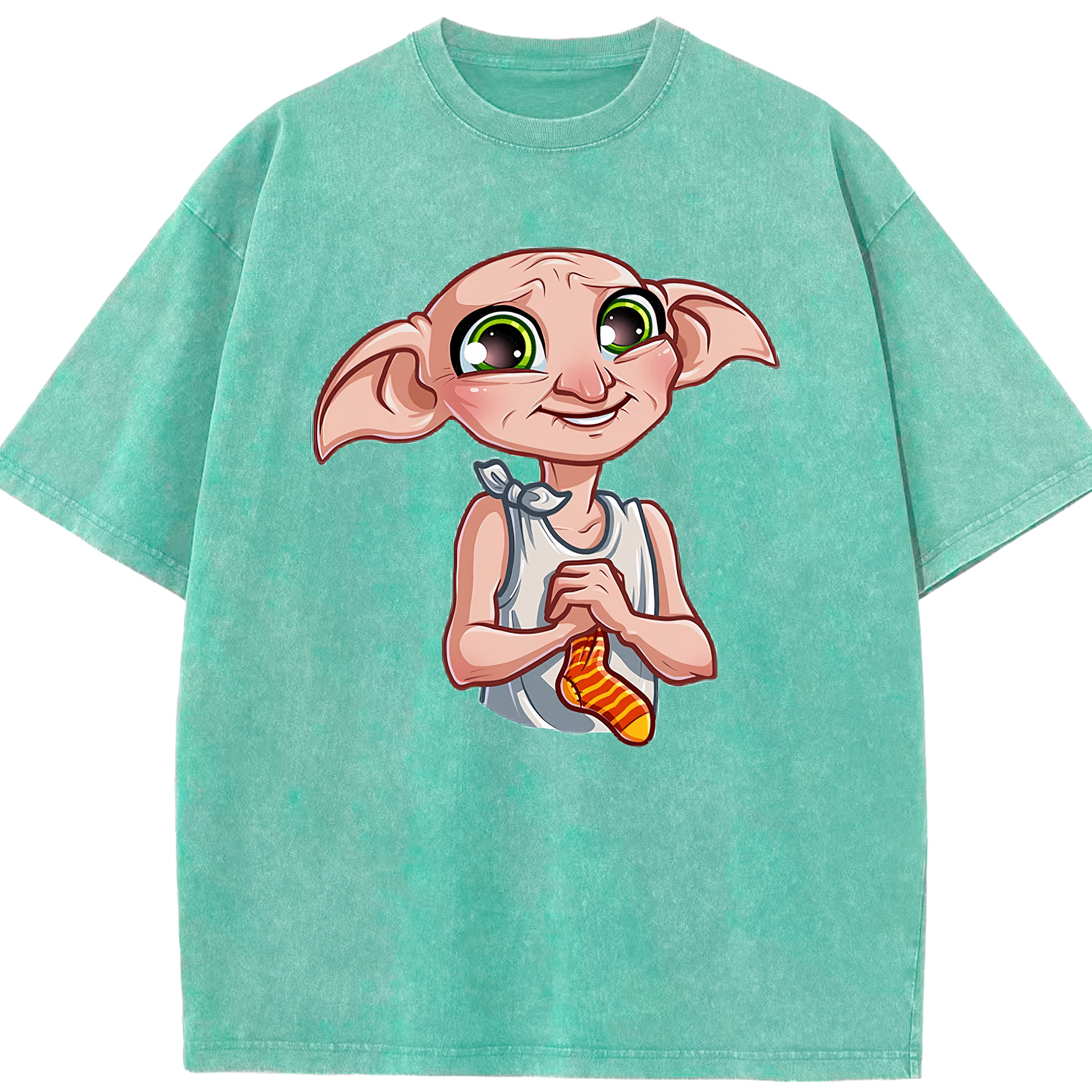 （画像用） Harry Potter ハリー・ポッターシリーズ 綿100% ヴィンテージ風 半袖Tシャツ（フロントプリント）